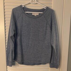 Karen Neuburger Heather Blue Crewneck Sweater